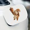 Cartoon Painted 3D Realistic Squirrel Car Fuel Tank Beautification Decoration Sticker