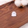 Cute Kawaii Ghost Brooch For Girls Stylish Minimalist Scarf Pin Metal Badge Accessory