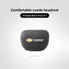 Car Logo Neck Pillow & Lumbar Support Set Breathable Headrest Cushion For Chevrolet Cruze Malibu Colorado Equinox Spark Keychain