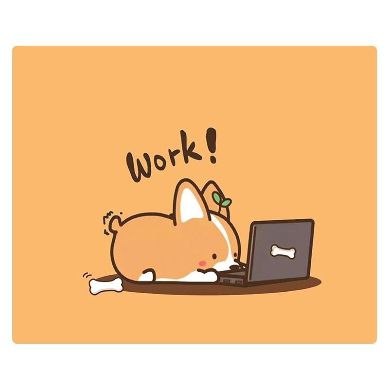 Charming Mouse Pad with Wrist Rest - Cute and Simple Desk Accessory for Girls and Students