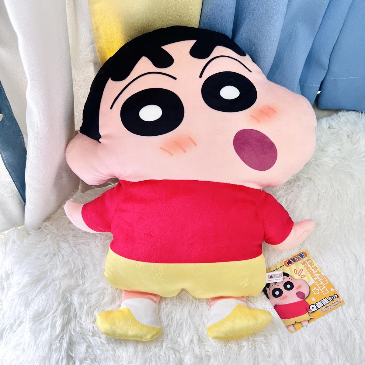 Crayon Shin-chan Shiro Plush Cushion - Cute Anime Throw Pillow In Stock