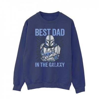 Moletom masculino Mandalorian Best Dad Galaxy