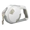 16.4ft Intrekbare Hondenriem Lichtgewicht Automatische Hondenriem met Licht voor Puppy Huisdier Wit
