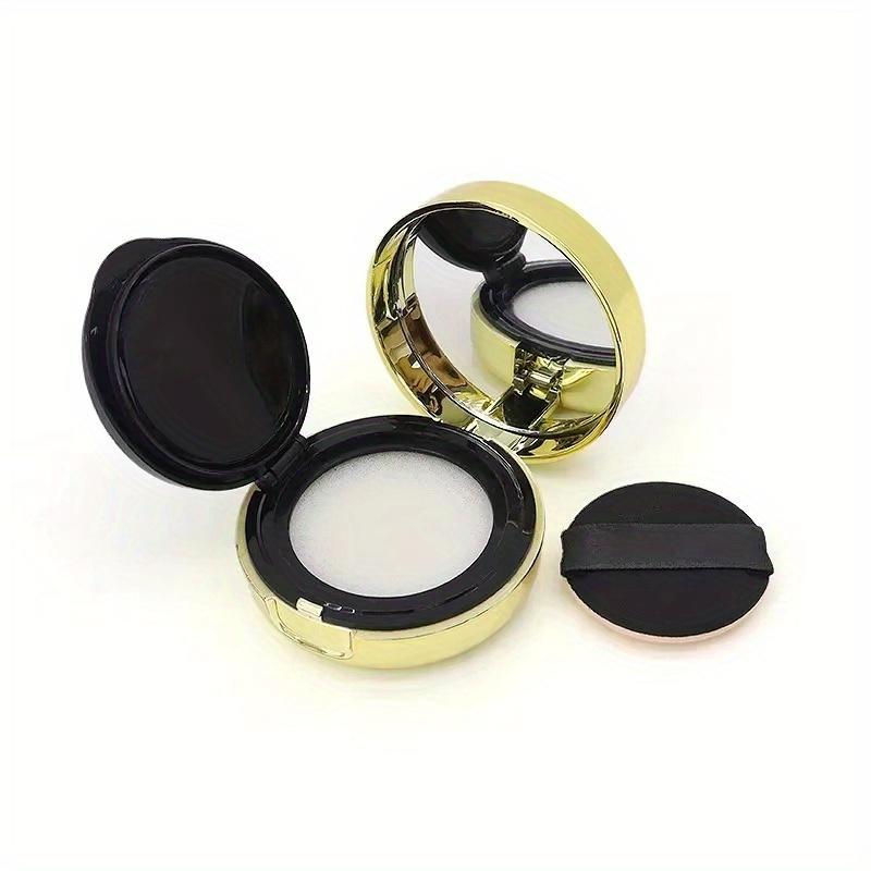 

1pc Mini Portable Empty Puff Case with Mirror and Sponge for DIY Makeup Foundation BB Cream Refillable Travel