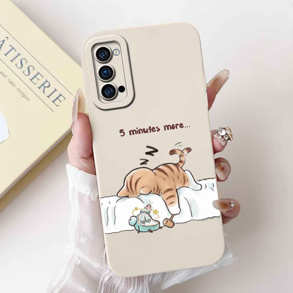 Für Oppo Reno4 Pro 5G Hülle CPH2089 Luxus Kunst Bemaltes Cover Für Oppo Reno4 Reno 4 Pro 5G Handyhülle Schutzhülle Weiche Abdeckung