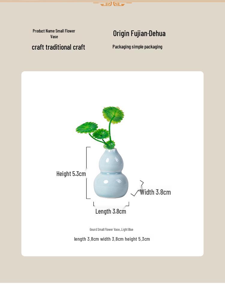 Creative Mini Ceramic Desktop Vase: Small Flower and Green Plant Hydroponic Bonsai Ornament for Indoor Decoration
