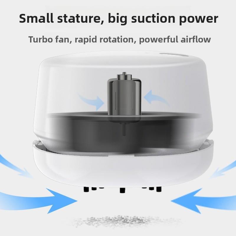 Portable Desktop Vacuum Cleaner - Rubber Debris Office Computer Smoke Dust Cleaning Vacuum Cleaner