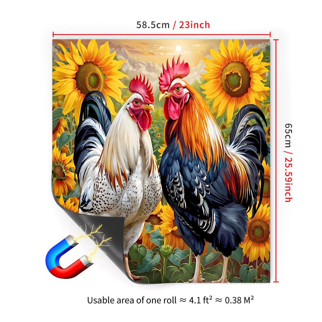 65X58.5Cm Household Dishwasher Magnetic Sticker Kitchen Home Refrigerator Magnetic Sticker