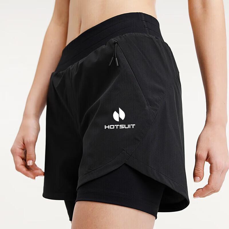 HOTSUIT Sweat-Wicking Yoga Shorts
