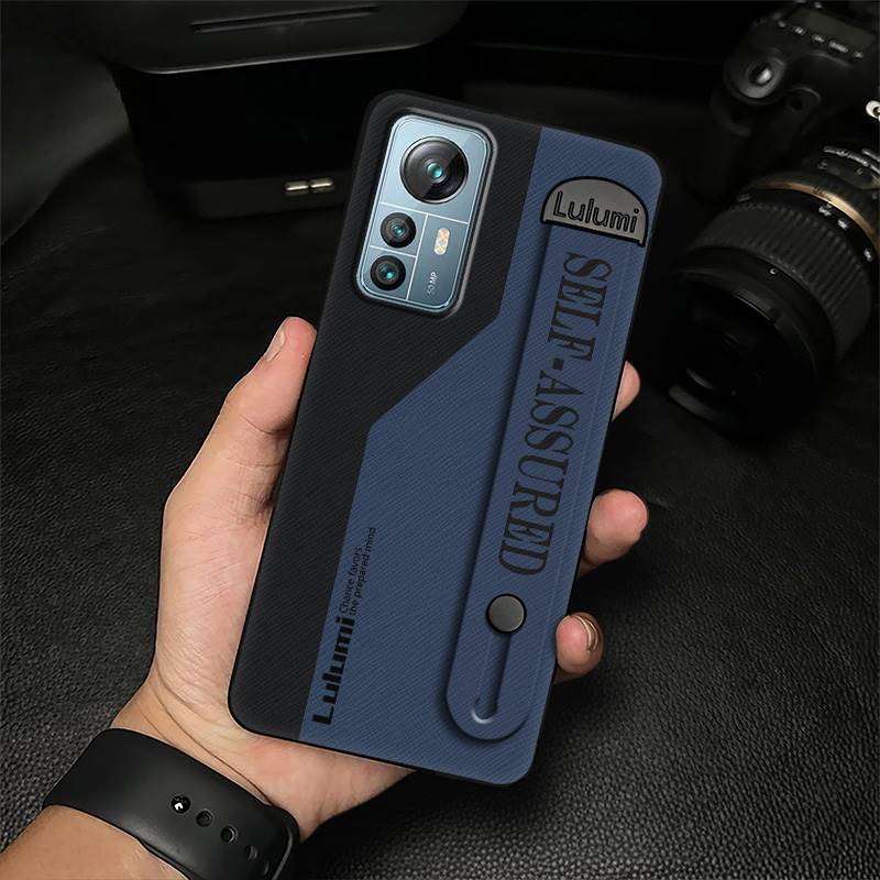 

Fashion Design Anti-knock Phone Case For Blackview A85 Geometry Commerce Back Cover Dirt-resistant Wrist Strap Durable Blackview A85