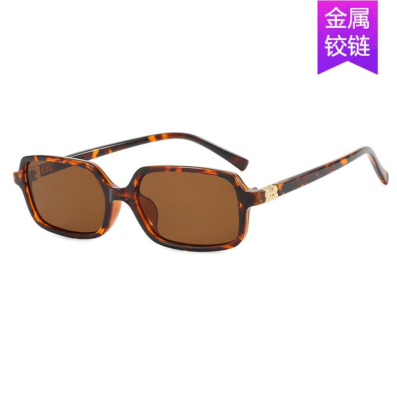 Small Frame Square Sunglasses Street Shot Personalized Sunglasses Photo Concave Sunglasses Women