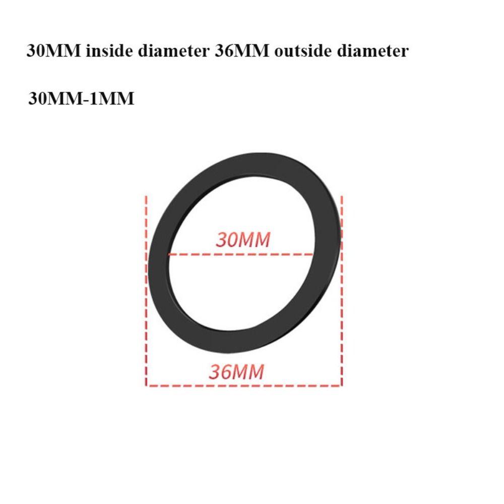 

Black Hollow Crankset Washers Aluminum Alloy Bike Crank Cover Bicycle Accessories 30MM-1MM