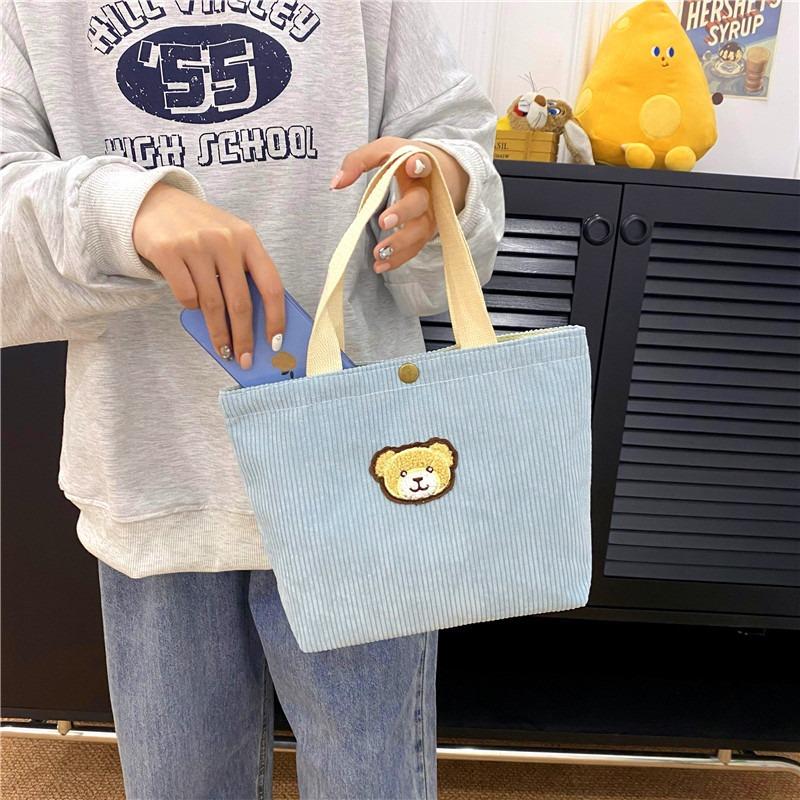 Change bag small bag new handbag corduroy bag