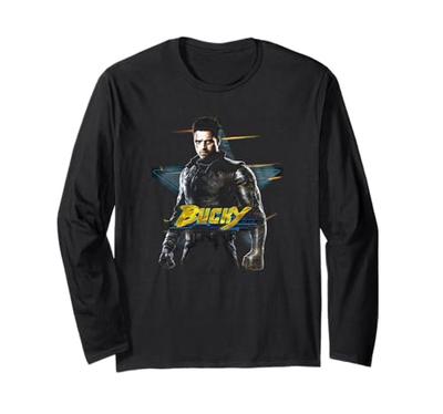 Marvel's The Falcon and Winter Soldier Bucky auf der Flucht Langarm-T-Shirt