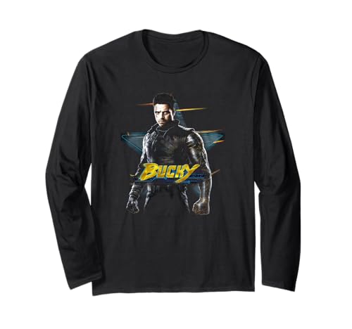 Marvel s The Falcon and Winter Soldier Bucky on the Run Long-Sleeve T-Shirt