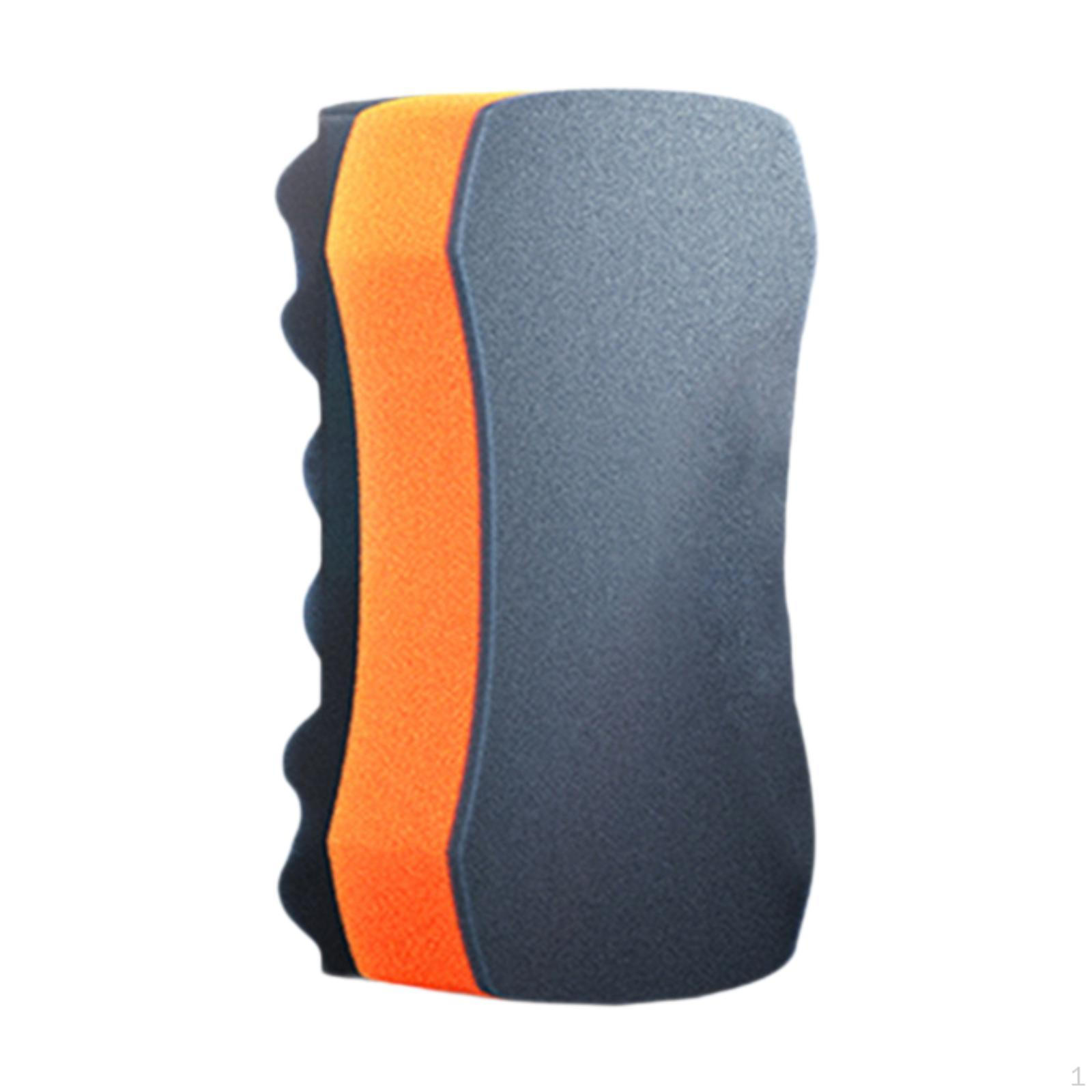 

Car Cleaning Sponge, Scrubbing Household Sponge for Upholstery, Large мандариновый