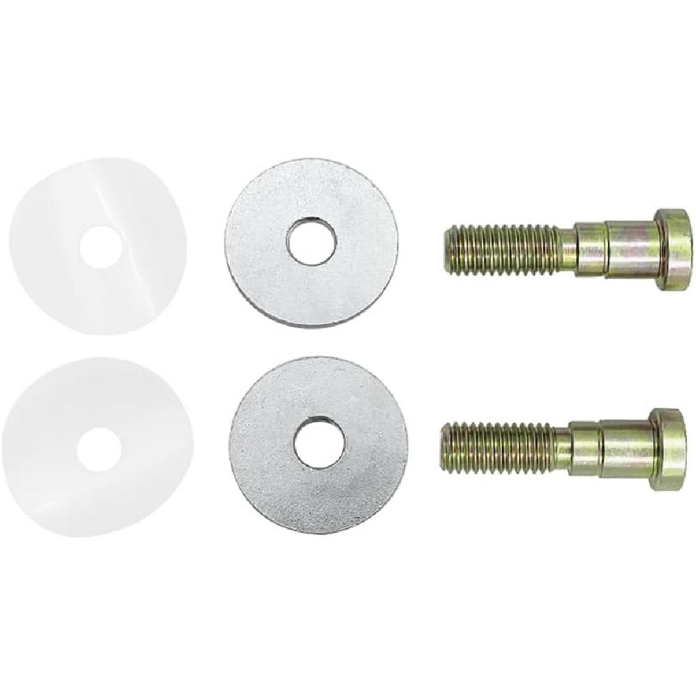 Türrahmen-Schließblech-Schraubensatz, 1 Paar Türrahmen-Schließbleche mit klaren Unterlegscheiben Passend für 1964-1982 Chevy Corvette Camaro Monza Nova GTO