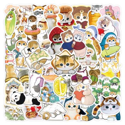 55 Cute Kitten Stickers for Journals, Water Bottles & Laptops - Waterproof & Decorative