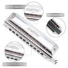 East Top 10-Hole Chromatic Harmonica In C Key, 40 Tones, Airtight Construction, Excellent Tone, Durable, Stainless Steel Cover, ABS Case, Cleaning Clo