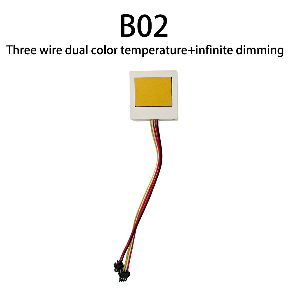 Mirror Lamp Touch Sensor Dimmer 5-24V LED Control Module Isolated Touch Switch for Bathroom Mirror Adjustable Brightness
