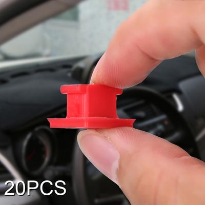 Pro BMW E46/E65/E66/E83N Příchytky panelu Příchytky lišty palubní desky Klipy do auta Upevňovací klipy Upevňovací nástroje 20ks/sada Červené vložky Průchodky