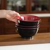 Thunder Group Soba Set of Diameter X Melamine Dishwasher Commercial Bowls/Udon Bowls, 12, 18.2cm 8.7cm Height, Dishware, Safe, Shatter-Resistant, Use,