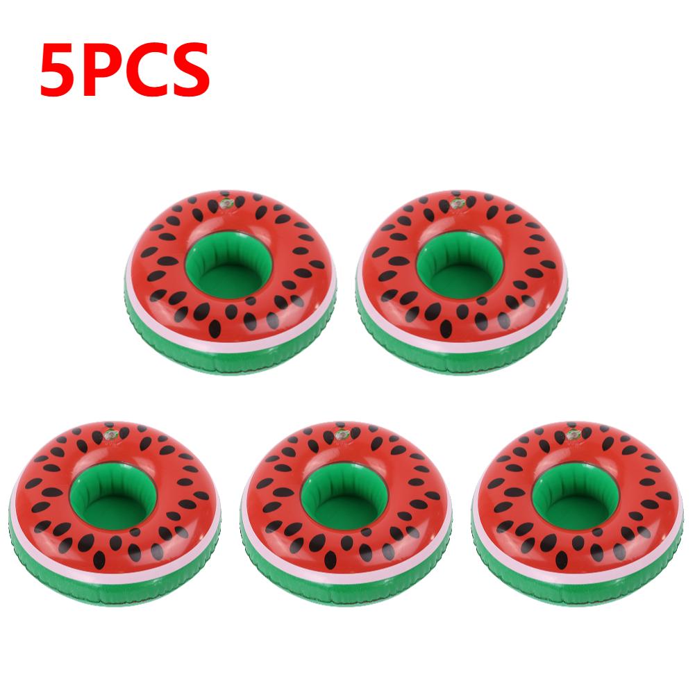 1-5PCS Inflatable Cup Holder Coconut Tree Style Inflatable Drink Coasters Cup Holder Float Cup Stand Pool Accessories