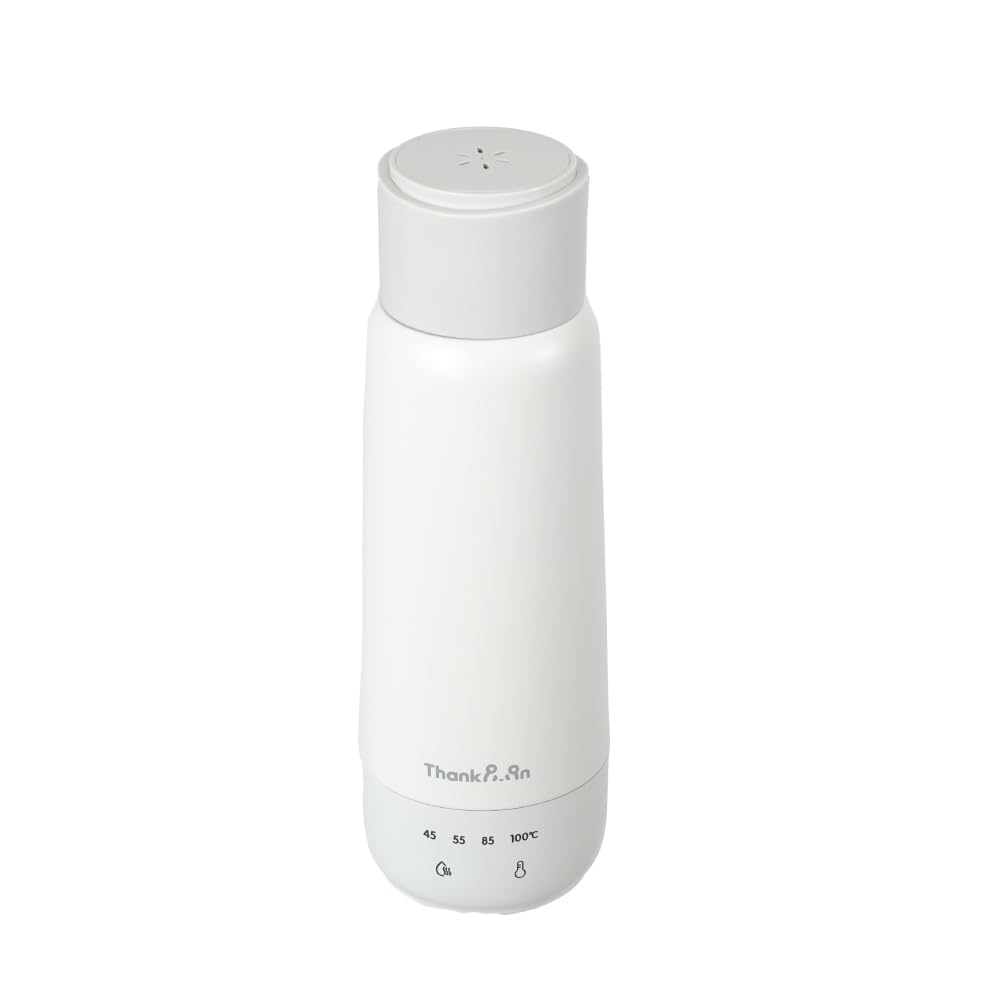 THANKO ThankPan Electric Kettle KGBD25HWH White - Small, Compact, Portable, Stylish, Cute, Temperature Control