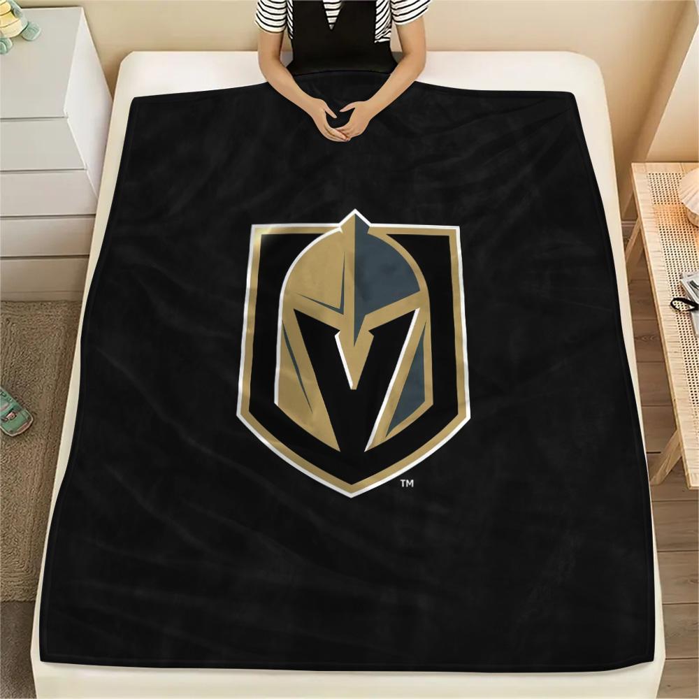Vegas Golden Knights2 Flannel Blanket, High quality Comfortable for All Seasons, Home Decor, Warmth and Comfort