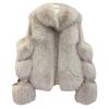 Winter New Imitation Fur Fox Fur Jacket Women's Short Locomotive Clothing Light Fashion Trend Cotton Warm