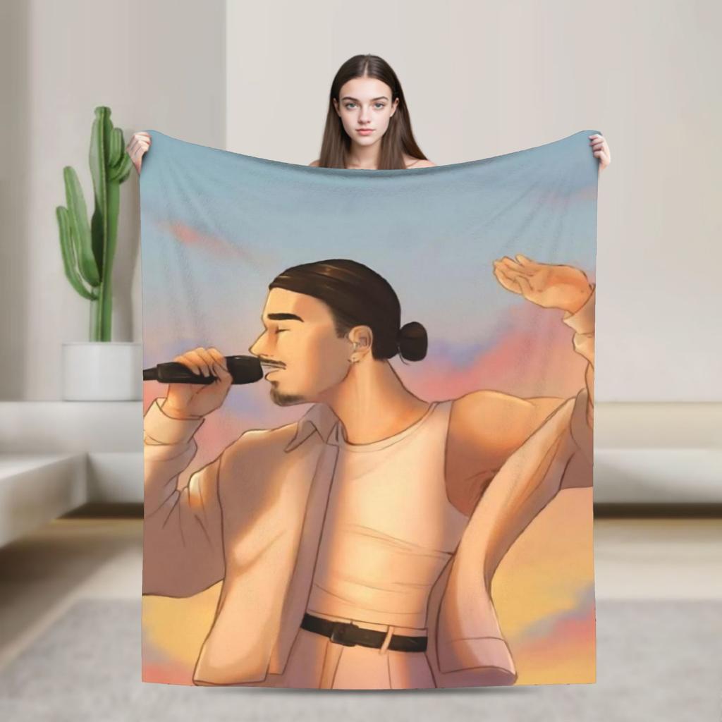 PIERRE GARNIER EVERY SECOND  Blanket  Soft Warm Pattern Plush Bedding Throws For Outdoor Camping Flannel Bedspread Bed Cover
