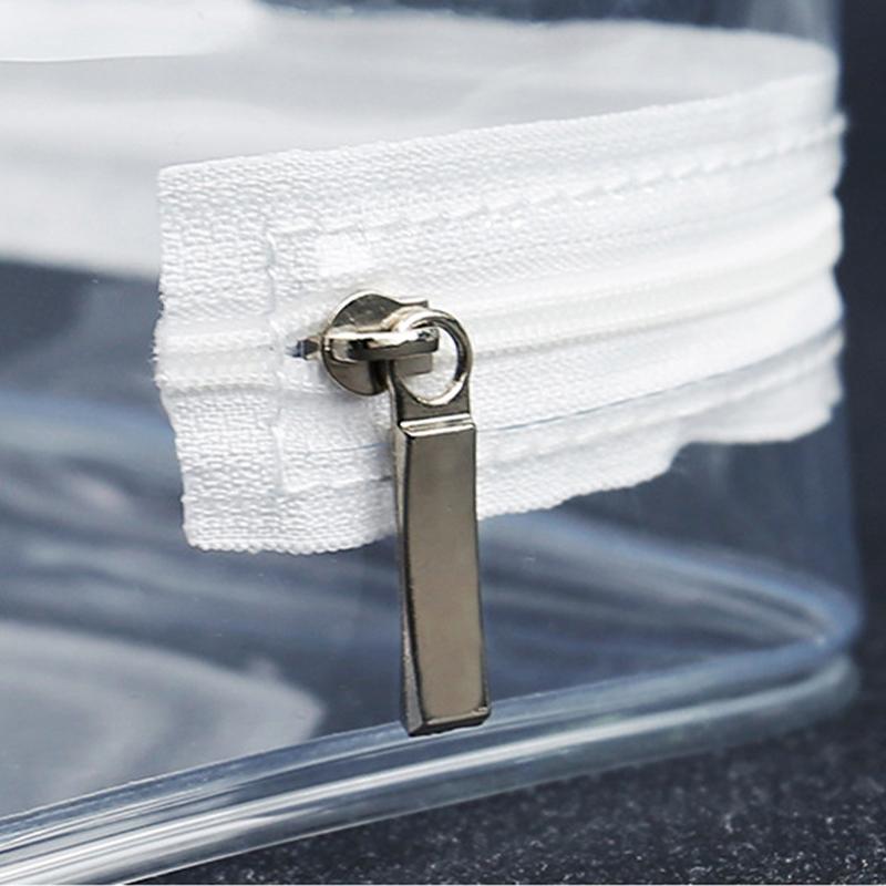 1Pc Women Travel Clear Makeup Bag Organizer Transparent Pvc Cosmetic Bags Beauty Toiletry Make Up Pouch Wash Storage Bags Pouch