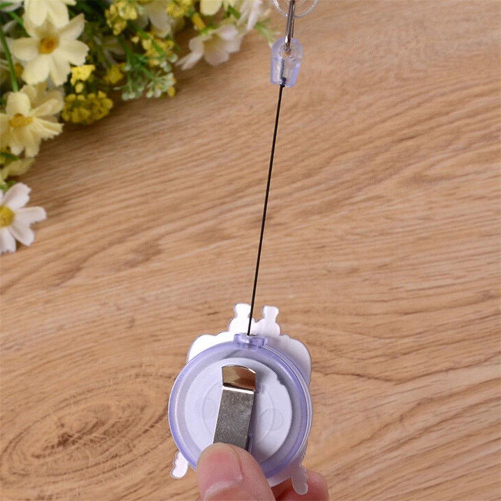 Fashion Stationery Office Supplies Mini Badge Holder Retractable ID Name Card Lanyards