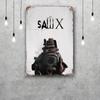 Saw X Retro Vintage Tin Sign Poster Decorative Plaque Metal Plate Wall Decor