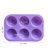 Baking Utensils, Kitchen Tools for 3D Baking, Chocolate Hemispherical Cake Mold, 6-hole Silicone Baking Mold