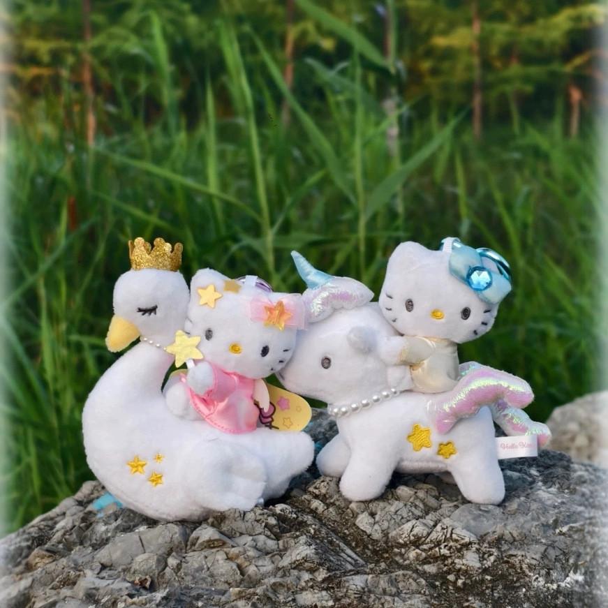 Swan Cute Riding And Unicorn Design Plush Doll Pendant For Bag Decor