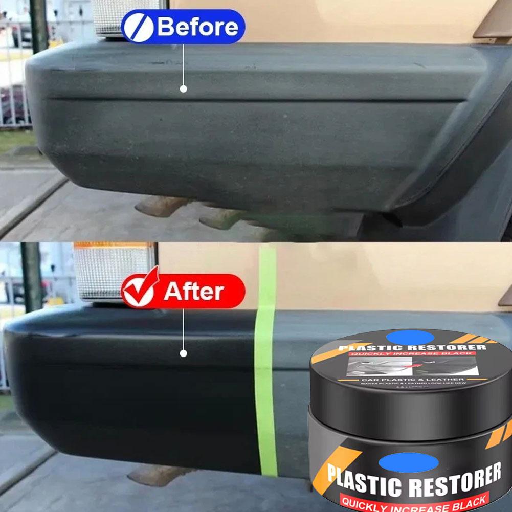 Car Plastic Restorer Back To Black Gloss Car Cleaning Products Plastic Leather Restore Auto Polish And Repair Coating Renovator