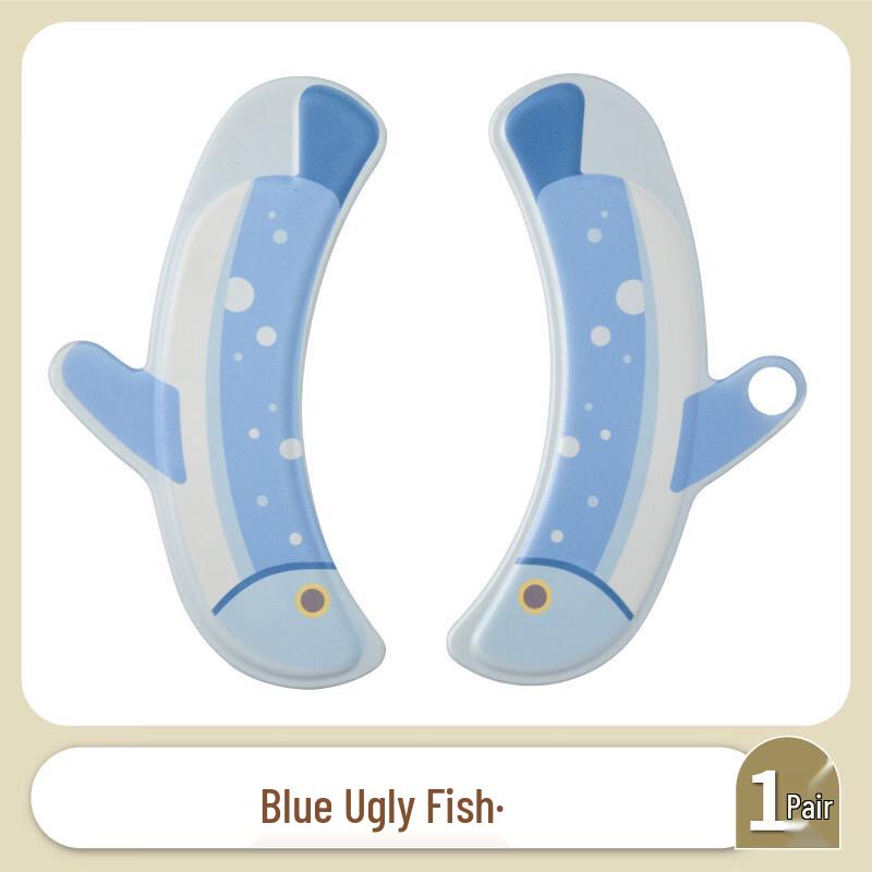Púliàn Waterproof Split Toilet Seat Cushion - Blue Clownfish