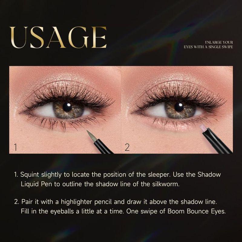 RoyueS - 2 In 1 Liquid Aegyosal & Highlighter Pencil - 4 Shades