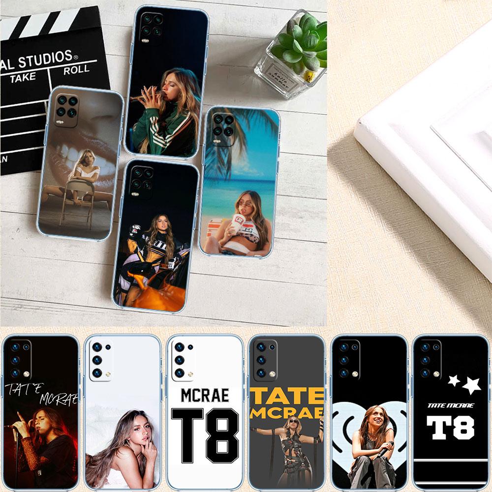 LO89 Tate McRae Soft Shell Transparent Phone Case for Samsung Galaxy A04 A04S A14 A23 A34 A54 M23 M33 M52 M53