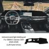Für BMW 5er G60 2024 2025 2026 Armaturenbrettabdeckung Premium Flanellmatte Vermeiden Sie Lichtmatte Anti-UV-Hülle Teppich Sonnenschutz Anti-Rutsch