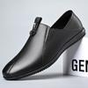 Fashion Designer New Slip-on Solid Color Men's Loafers Spring Autumn Flat Soft Leather Male Dress Shoes Casual Man Leather Shoes