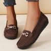 Loafers, Flat Heels, Women's Shoes, Moccasins, Cowhide Soles, Casual Shoes