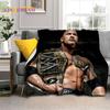 La Roccia Dwayne Johnson Attore Coperta Morbida in Flanella, Coperta da Lancio Coperta Confortevole per Picnic Letti Divano Casa Camera da Letto Regalo
