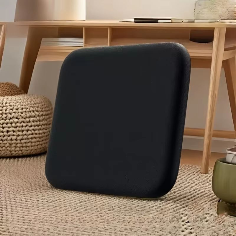 

1PC Chair Cushion,Breathable Pad, Memory Sponge Pad, Ergonomic Design Pad, Solid Color Cushion, Suitable for Home and Office Use чёрный