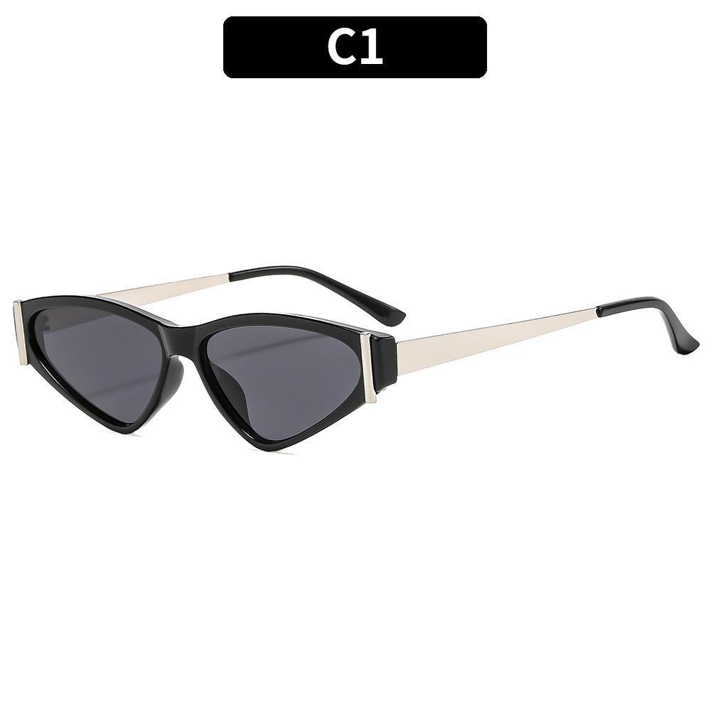 European And American New Triangle Fashion Trend Internet Celebrity Sunglasses Casual Outdoor High Sense Women'S Sunglasses Versatile Glasses