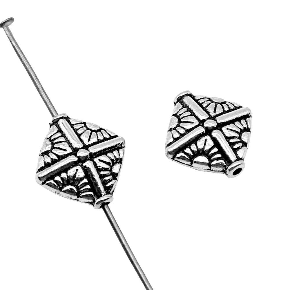 

5шт Бусины Античное серебро Цвет Цинковый сплав 12 мм