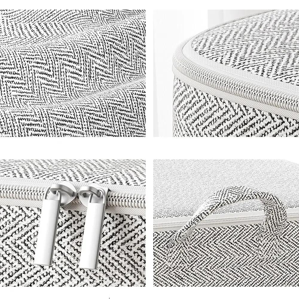 Foldable Quilt Storage Bag Large Capacity Duvet Blanket Non-woven Sorting Bags Dustproof Clothes Organizer Household Moving Bag