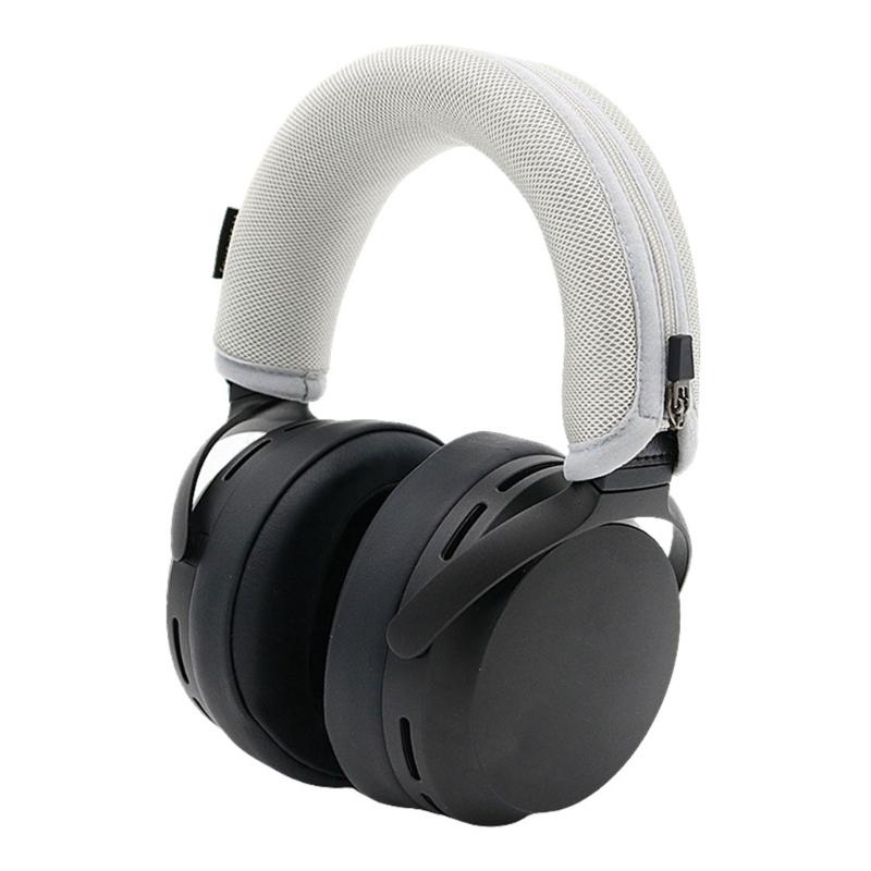 Atmungsaktives Mesh-Gewebe Headset Stirnband Schutzpolster Kopfbügelhülle für MDR-Z7M2 Over-Ear-Kopfhörer