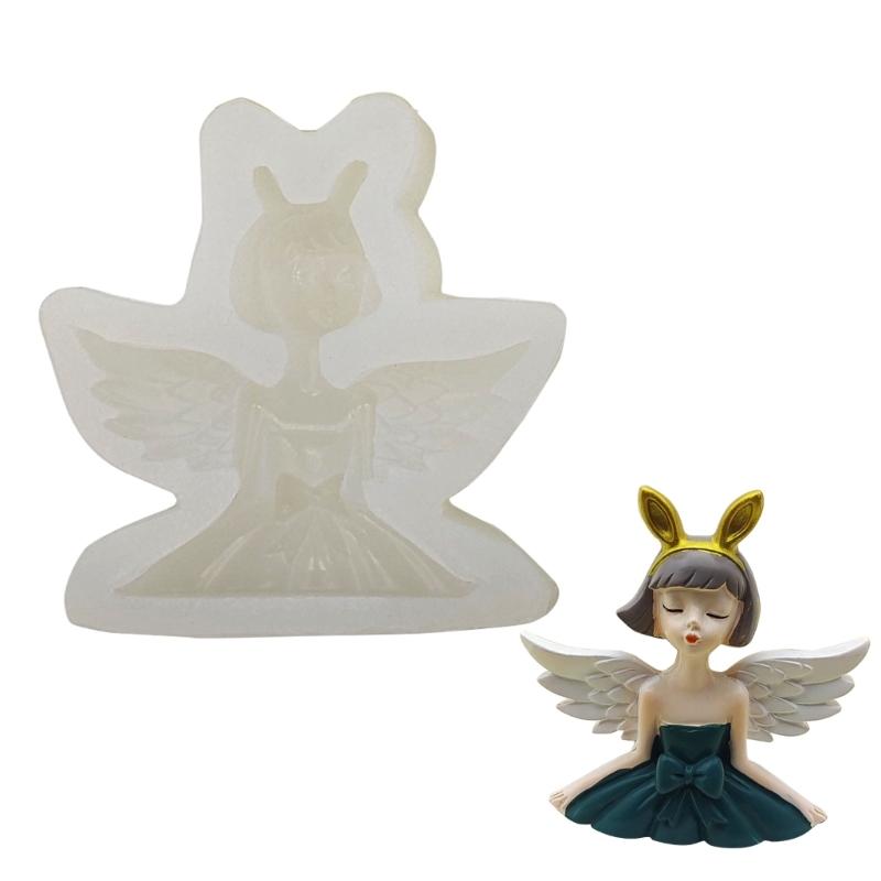 Flügel Engel Prinzessin Kuchen Form Fondant Kuchen Lebensmittel Grade Silikon Form Backen Werkzeuge Zucker Form Schokolade Fondant Form
